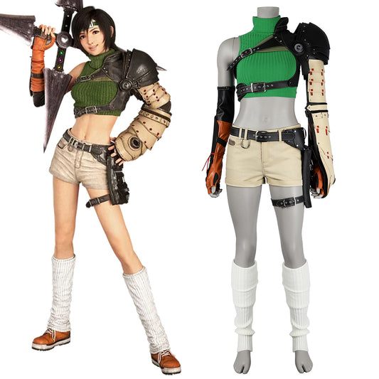 Final Fantasy VII Rebirth FF7R Yuffie Kisaragi Cosplay Costume