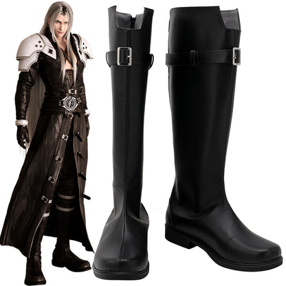 Akatsuki Deidara de Naruto Halloween zapatos blancos botas de Cosplay