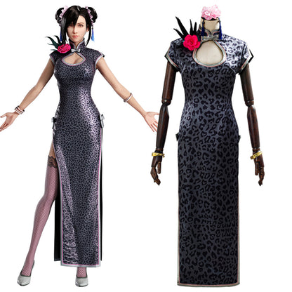 Final Fantasy VII Remake Rebirth Tifa Lockhart Sporty Cheongsam Cosplay Costume