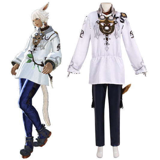 Final Fantasy XIV FF14 Y'shtola Rhul Yshtola Rhul Cosplay Costume - No Accessories