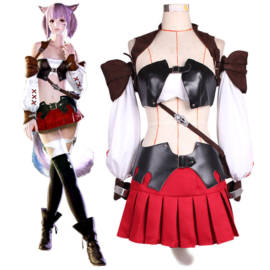 Final Fantasy XIV Miqo'te Female Cosplay Costume