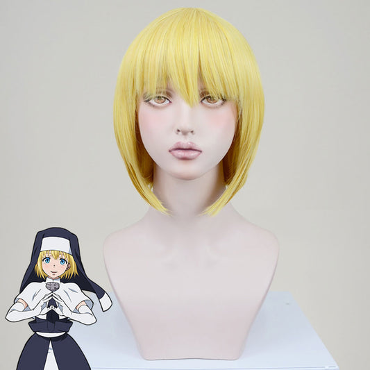 Fire Force Enen no Shouboutai Iris Golden Cosplay Wig