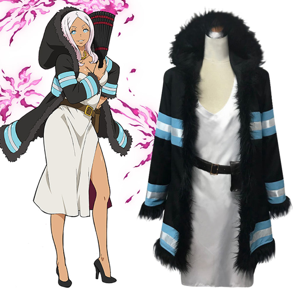 Fire Force Inca Cosplay Fire Force Enen no Shouboutai Princess Hibana Cosplay Costume – Gcosplay