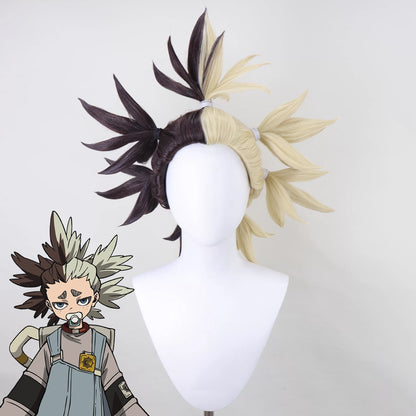 Motosierra Hombre Denji Golden Cosplay Peluca