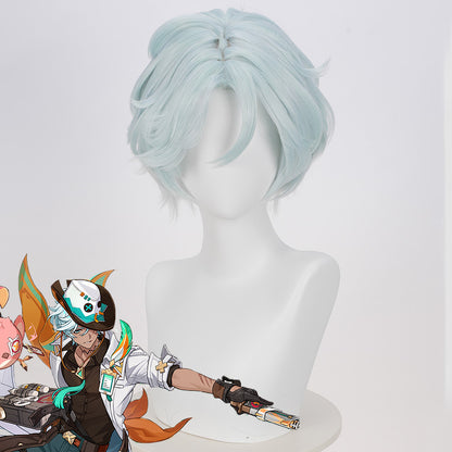 Peluca de cosplay Honkai: Star Rail Welt Yang Brown