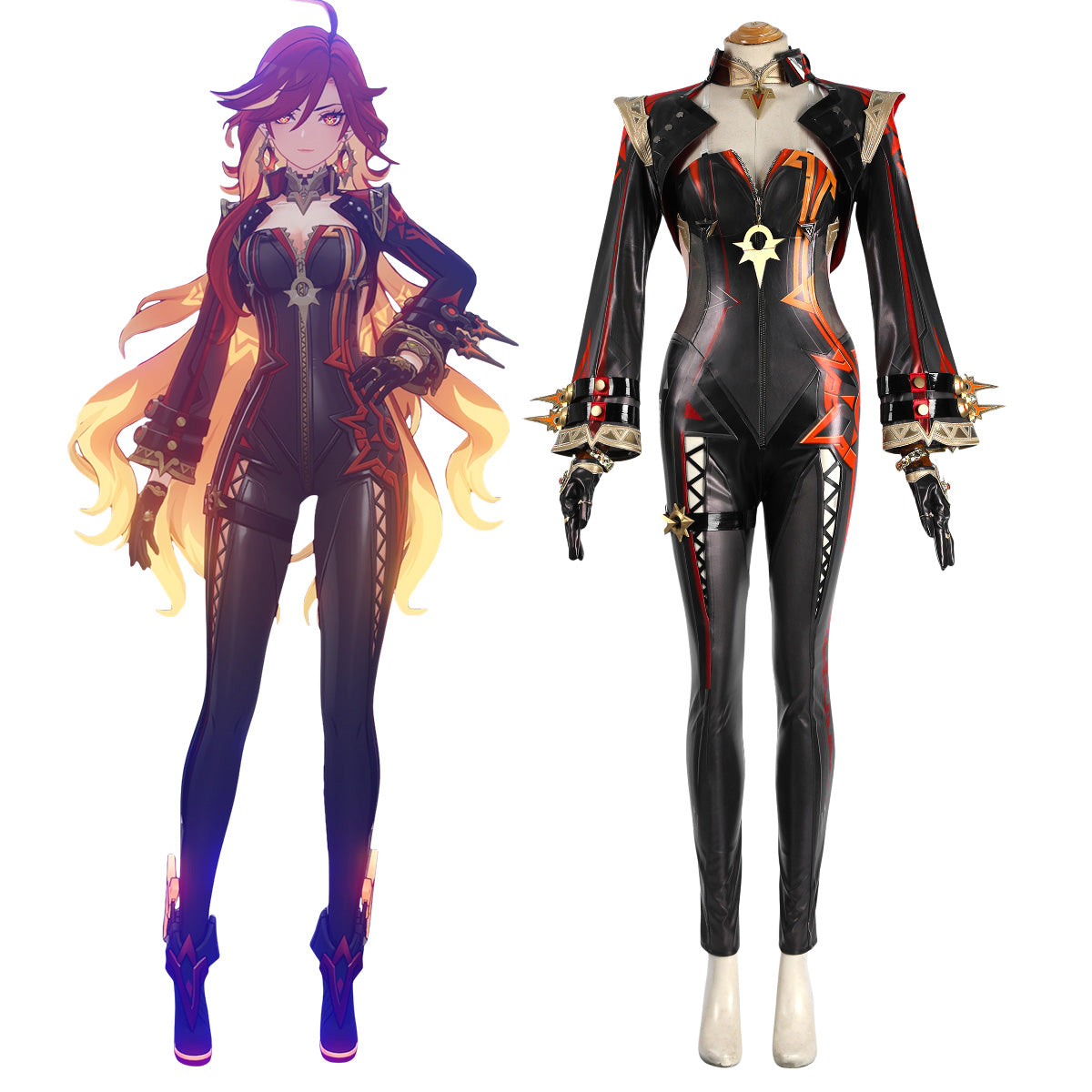 Genshin Impact Mavuika Cosplay Costume