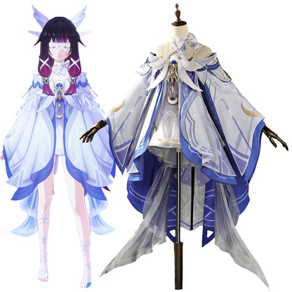 【In stock】Genshin Impact Moon Maiden Columbina Cosplay Costume