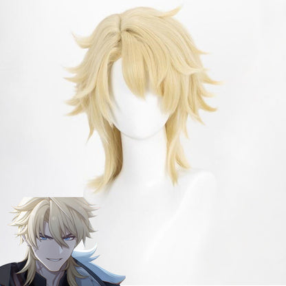 Motosega Uomo Denji Parrucca Cosplay Dorata