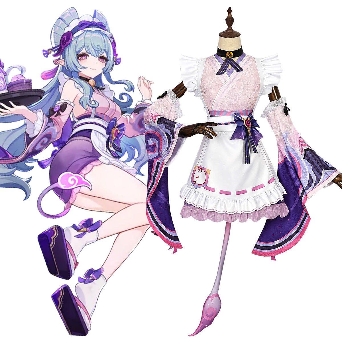 Genshin Impact Yumemizuki Mizuki Cosplay Costume