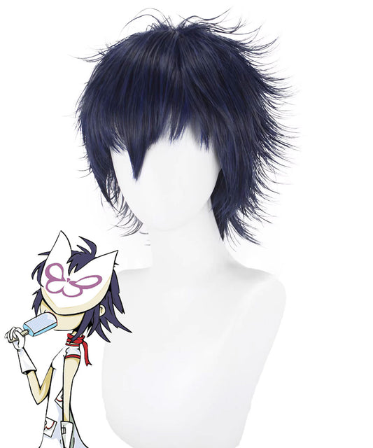 Gorillaz Noodle Blue Cosplay Wig