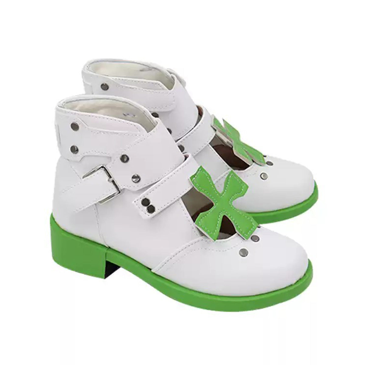 Akatsuki Deidara de Naruto Halloween zapatos blancos botas de Cosplay