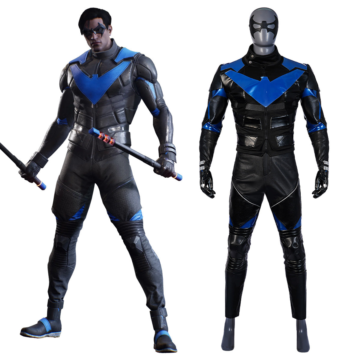 Halloween Knights Dick Nightwing Cosplay Costume