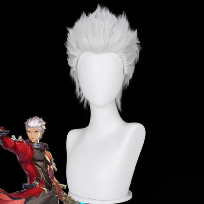 Peluca de cosplay Honkai: Star Rail Welt Yang Brown