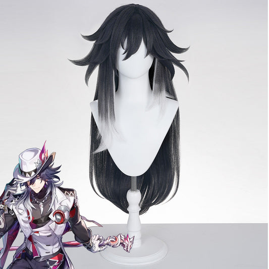 Honkai: Star Rail Ashveil Black Cosplay Wig