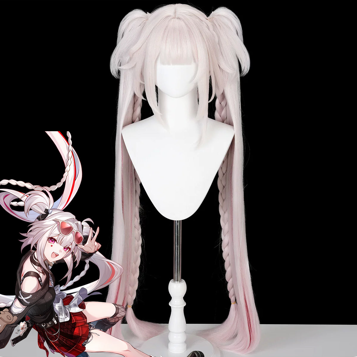 Honkai: Star Rail Candy-Coated Waves Sparxie Pink Cosplay Wig