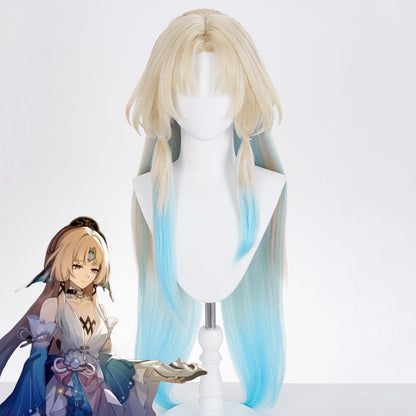 Honkai: Star Rail Pearl Golden Cosplay Wig