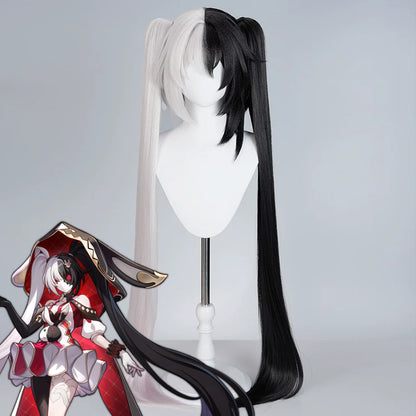 Honkai: Star Rail @SparxiConOfficial Sparxie White Black Cosplay Wig