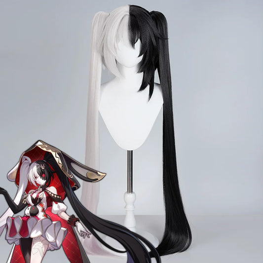 Honkai: Star Rail @SparxiConOfficial Sparxie White Black Cosplay Wig