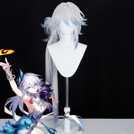 Honkai: Star Rail Yao Guang White Cosplay Wig