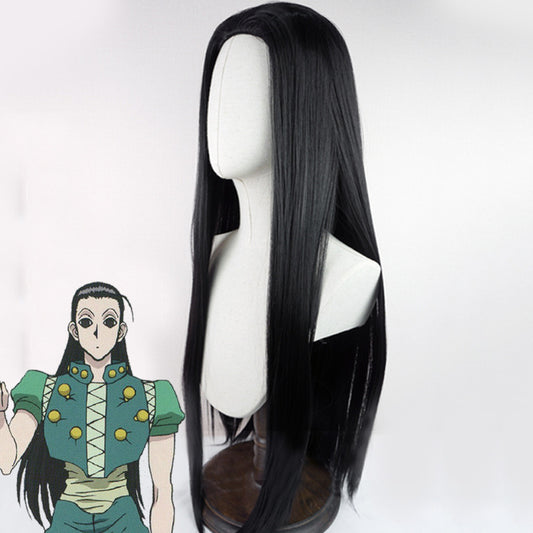 Hunter X Hunter Illumi Zoldyck Black Cosplay Wig