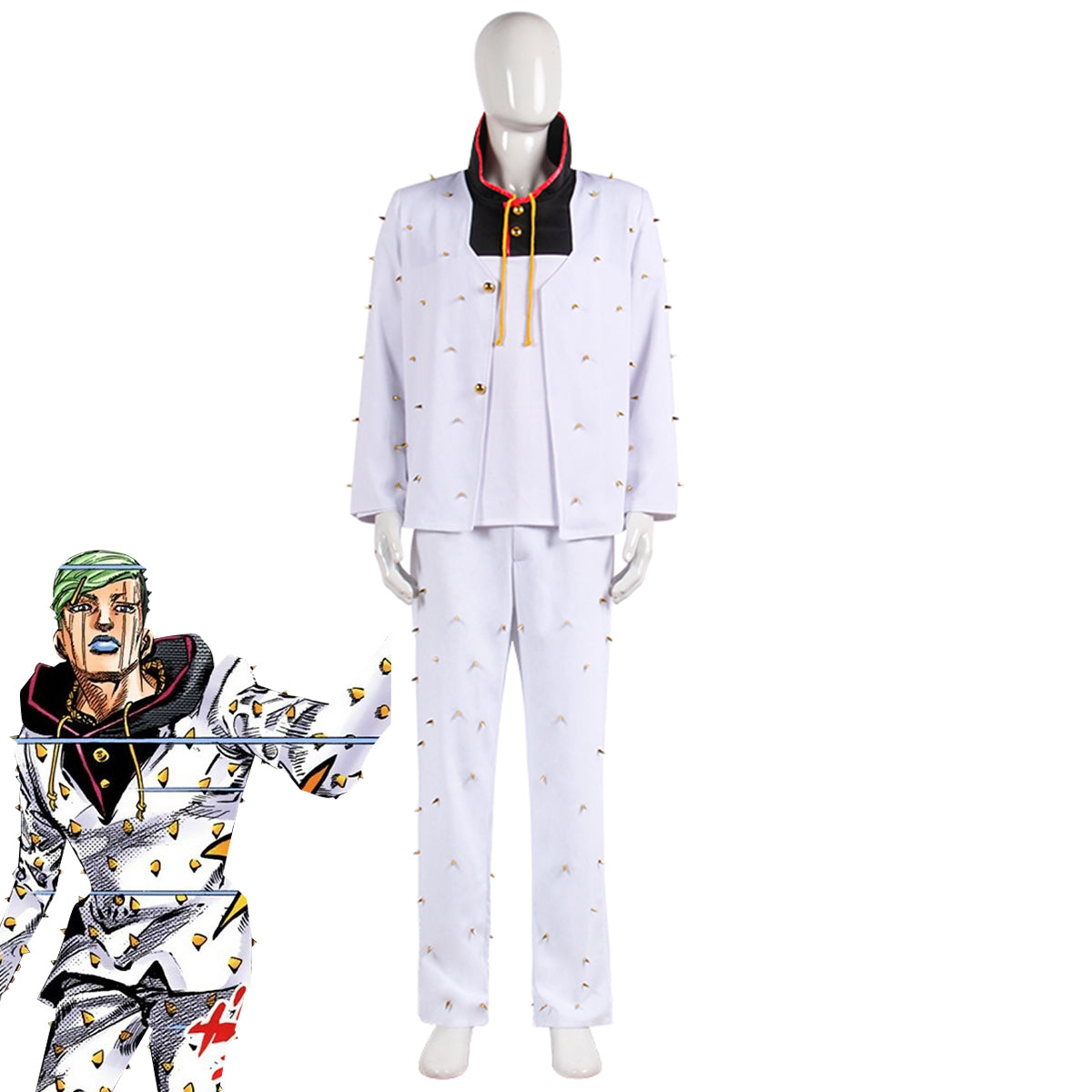 JoJo's Bizarre Adventure: JoJolion Jobin Higashikata Cosplay Costume