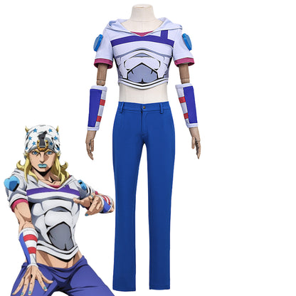 JoJo's Bizarre Adventure: Steel Ball Run Anime Johnny Joestar Premium Edition Cosplay Costume