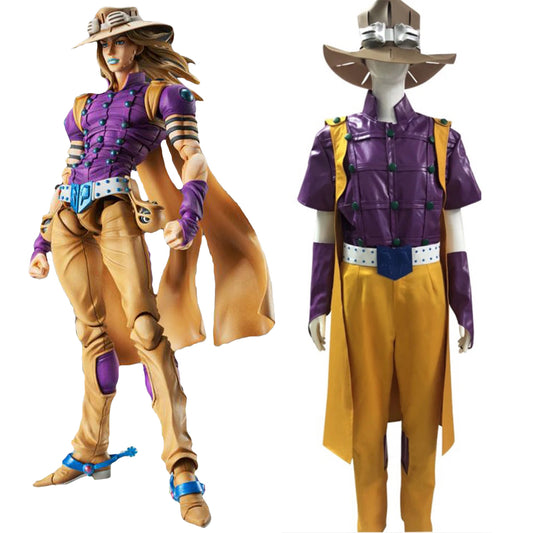 JoJo's Bizarre Adventure: Steel Ball Run Gyro Zeppeli Cosplay Costume - C Edition