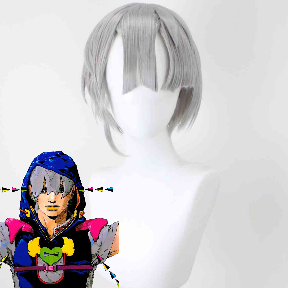 Motosierra Hombre Denji Golden Cosplay Peluca
