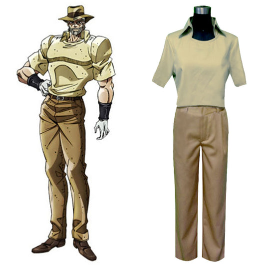 Jojo'S Bizarre Adventure: Stardust Crusaders Joseph Joestar Cosplay Costume