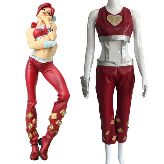Jojo'S Bizarre Adventure：Stone Ocean Cujoh Jolyne Red Cosplay Costume