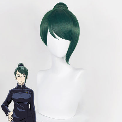 Genshin Impact Yelan Noir Violet Cosplay Perruque