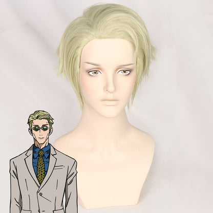 Genshin Impact Yelan Negro Morado Cosplay Peluca