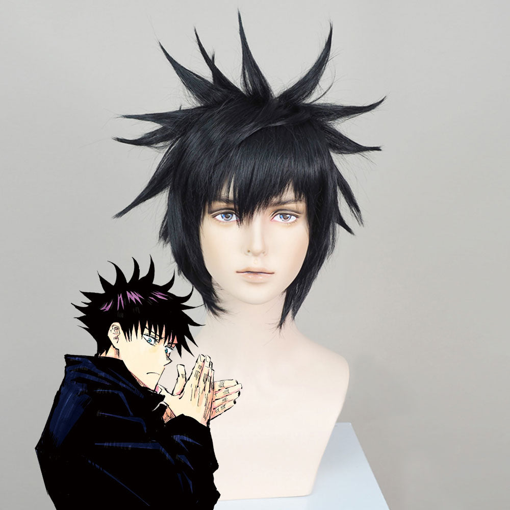 Genshin Impact Yelan Noir Violet Cosplay Perruque