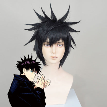 Genshin Impact Yelan Noir Violet Cosplay Perruque