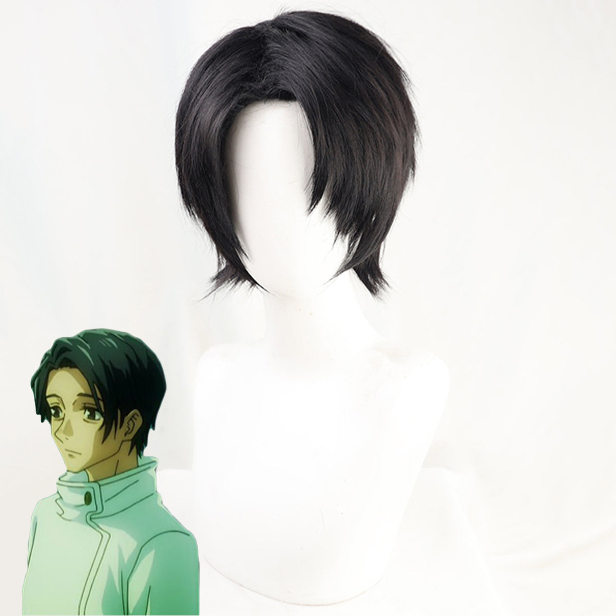 Genshin Impact Yelan 黑紫 Cosplay 假髮