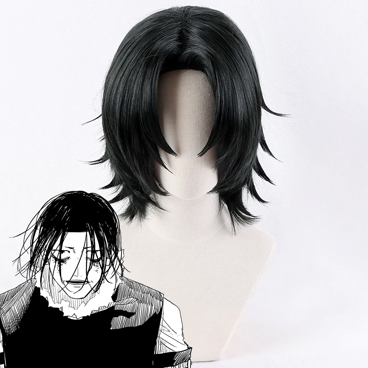 Kagurabachi Genichi Sojo Black Cosplay Wig