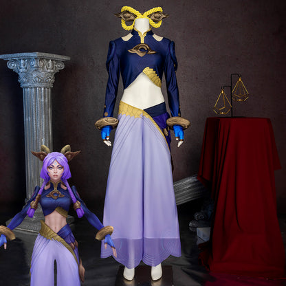League of Legends LOL Yunara Cosplay Costume-Not including headwear