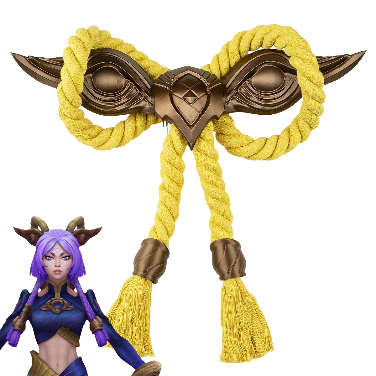 League of Legends LOL Yunara Headwear Cosplay Accessory Prop