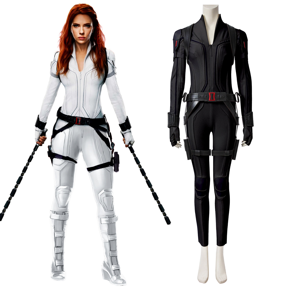 Marvel Black Widow 2021 Natasha Romanoff Cosplay Costume Black Edition Cosplay Costume