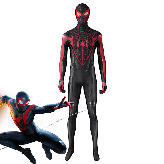 Marvel PS5 Spider-man 2 Miles Morales New Jumpsuit Zentai Cosplay Costume