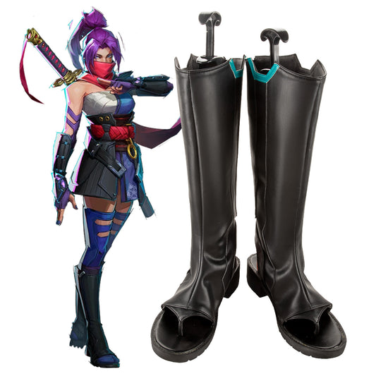 Akatsuki Deidara de Naruto Halloween zapatos blancos botas de Cosplay