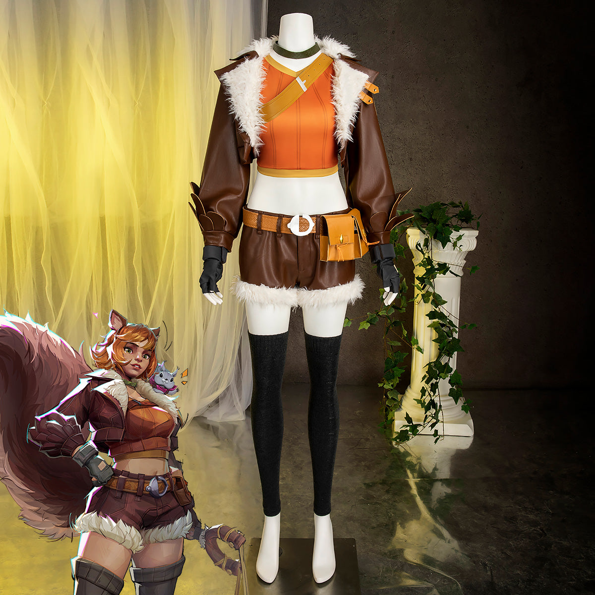 MAV Rivals Squirrel Girl Cosplay Costume Gcosplay mav-rivals-squirrel-girl-cosplay-costume-gcosplay