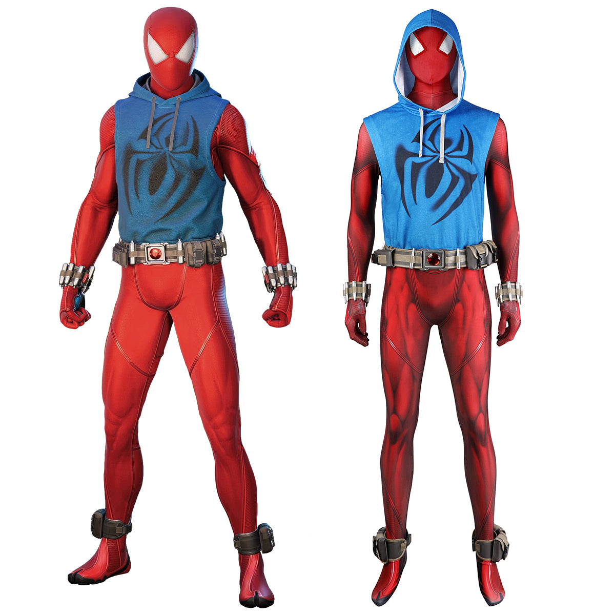 Marvel's Spider-Man 2 Scarlet Spider Spider Man Across the Spider Verse Scarlet Spider Cosplay Costume