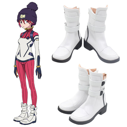 Mobile Suit Gundam GQuuuuuuX Amate Yuzuriha Machu Pilot Suit Cosplay Shoes