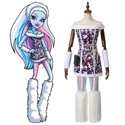 Monster High Abbey Bominable Cosplay Costume