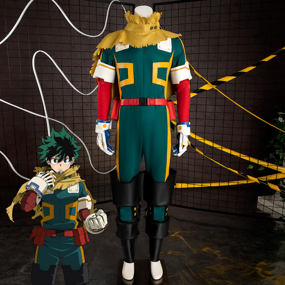 My Hero Academia Izuku Midoriya Deku's Zeta Suit Cosplay Costume – Gcosplay