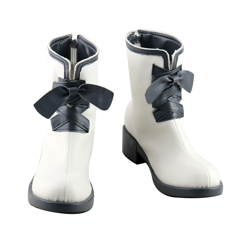 Akatsuki Deidara de Naruto Halloween zapatos blancos botas de Cosplay