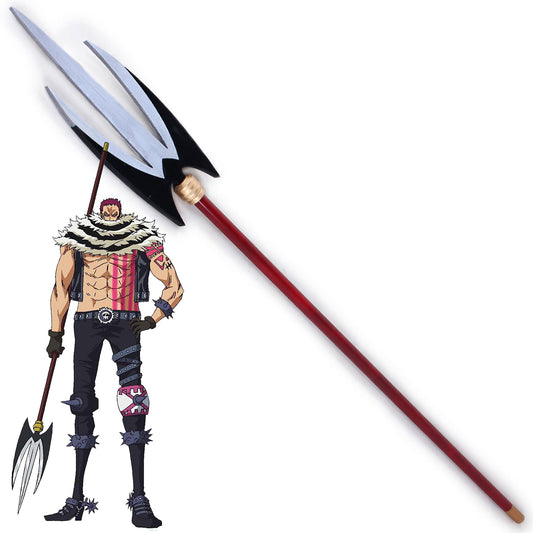 One Piece Charlotte Katakuri Spear Cosplay Weapon Prop