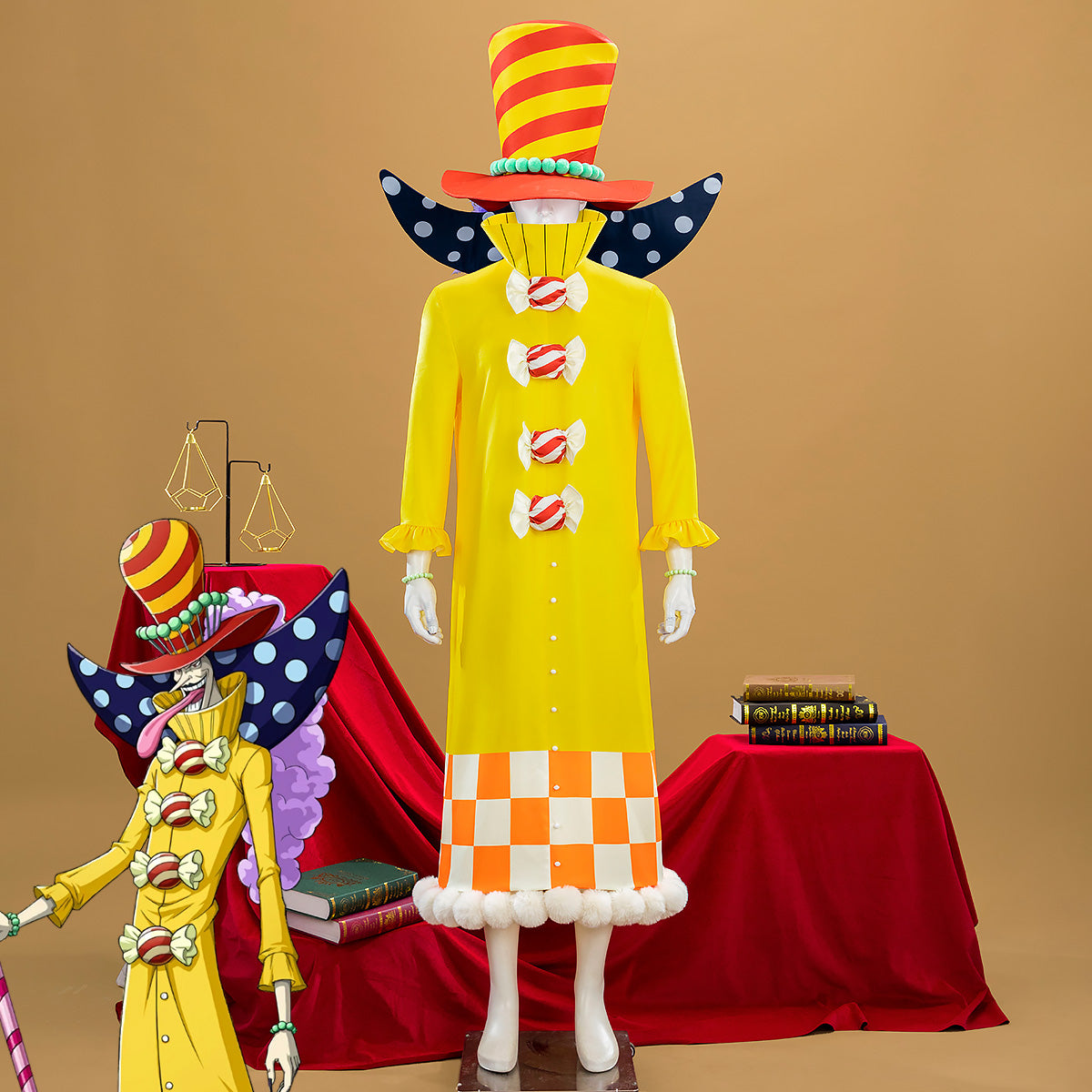 One Piece Charlotte Perospero Cosplay Costume