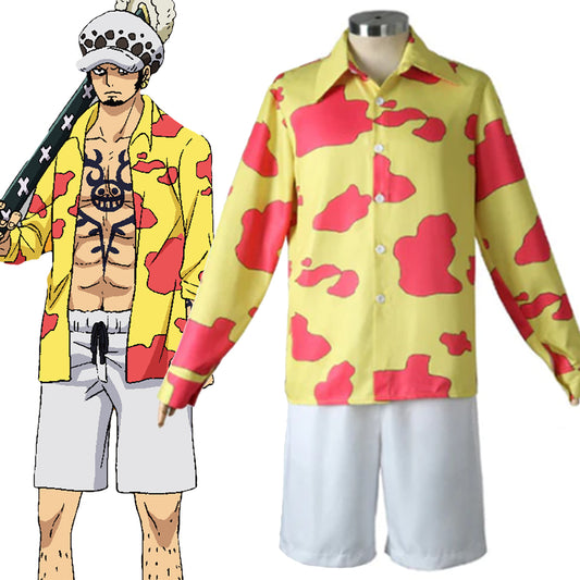 One Piece Film Red 2022 Trafalgar D. Water Law Cosplay Costume